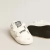 Baby Old School avec étoile en daim et languette en cuir bleu clair au talon Baby Old School avec étoile en daim et languette en cuir bleu clair au talon