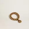 Bague couleur or antique avec maillons flexibles Bague couleur or antique avec maillons flexibles