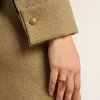 Bague couleur or antique avec maillons flexibles Bague couleur or antique avec maillons flexibles