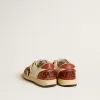 Ball Star Junior en cuir nappa avec étoile noire et empiècements en cuir rouge Ball Star Junior en cuir nappa avec étoile noire et empiècements en cuir rouge