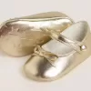 Ballerines Sofi Baby en cuir métallisé doré Ballerines Sofi Baby en cuir métallisé doré