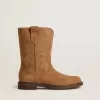 Bottes Wish Young en daim camel avec broderie étoile Bottes Wish Young en daim camel avec broderie étoile