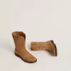 Bottes Wish Young en daim camel avec broderie étoile Bottes Wish Young en daim camel avec broderie étoile