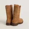 Bottes Wish Young en daim camel avec broderie étoile Bottes Wish Young en daim camel avec broderie étoile