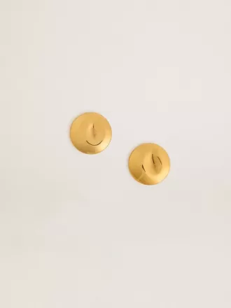 Boucles d’oreilles circulaires dorées Boucles d’oreilles circulaires dorées