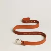 Ceinture pour homme en cuir délavé couleur tan