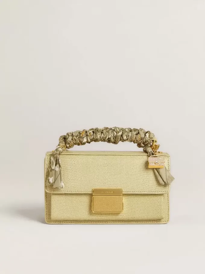 Charm en forme de sac à main en laiton doré avec cristaux Charm en forme de sac à main en laiton doré avec cristaux