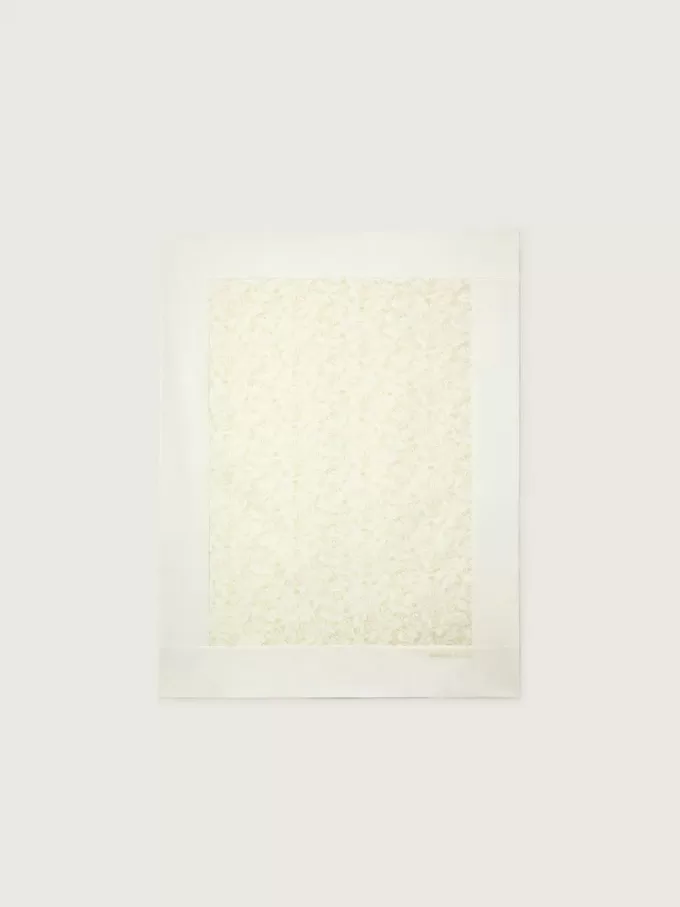 Couverture pour bébé Journey en molleton de coton blanc avec imprimé mascotte rose pêche