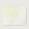 Couverture pour bébé Journey en molleton de coton blanc avec imprimé mascotte rose pêche