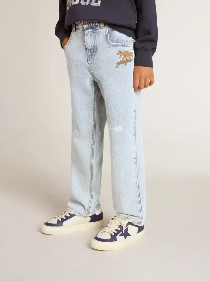 Jean en denim clair pour garçon