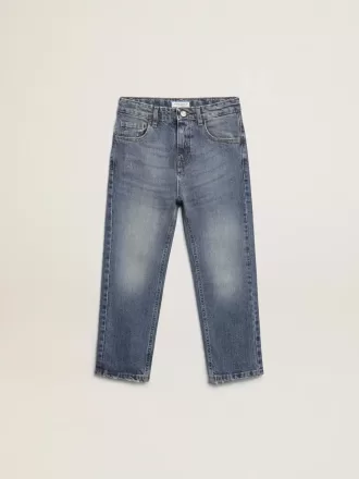 Jean stretch bleu denim pour garçon