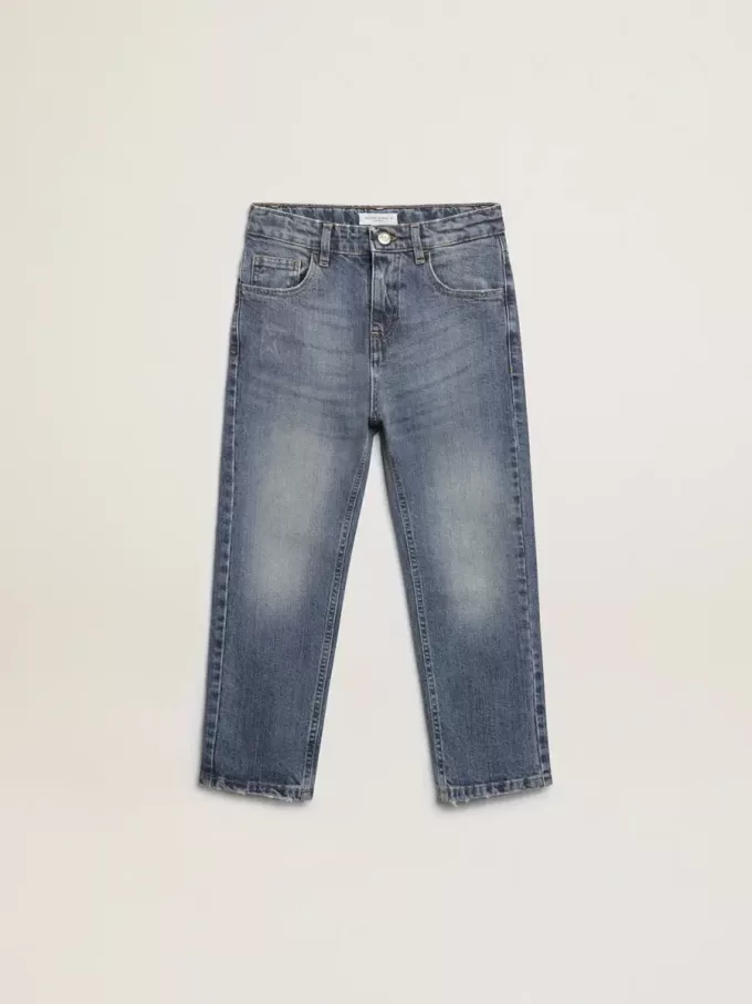 Jean stretch bleu denim pour garçon