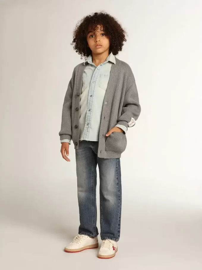 Jean stretch bleu denim pour garçon