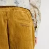 Pantalon chino pour garçon couleur tabac avec broderies