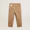 Pantalon chino pour garçon en coton caramel