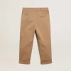 Pantalon chino pour garçon en coton caramel