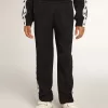 Pantalon de jogging bleu foncé avec bande blanche et étoiles contrastées