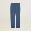 Pantalon de jogging bleu pour enfant avec broderies