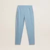 Pantalon de jogging imprimé bleu clair pour garçon