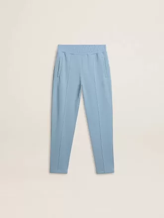 Pantalon de jogging imprimé bleu clair pour garçon