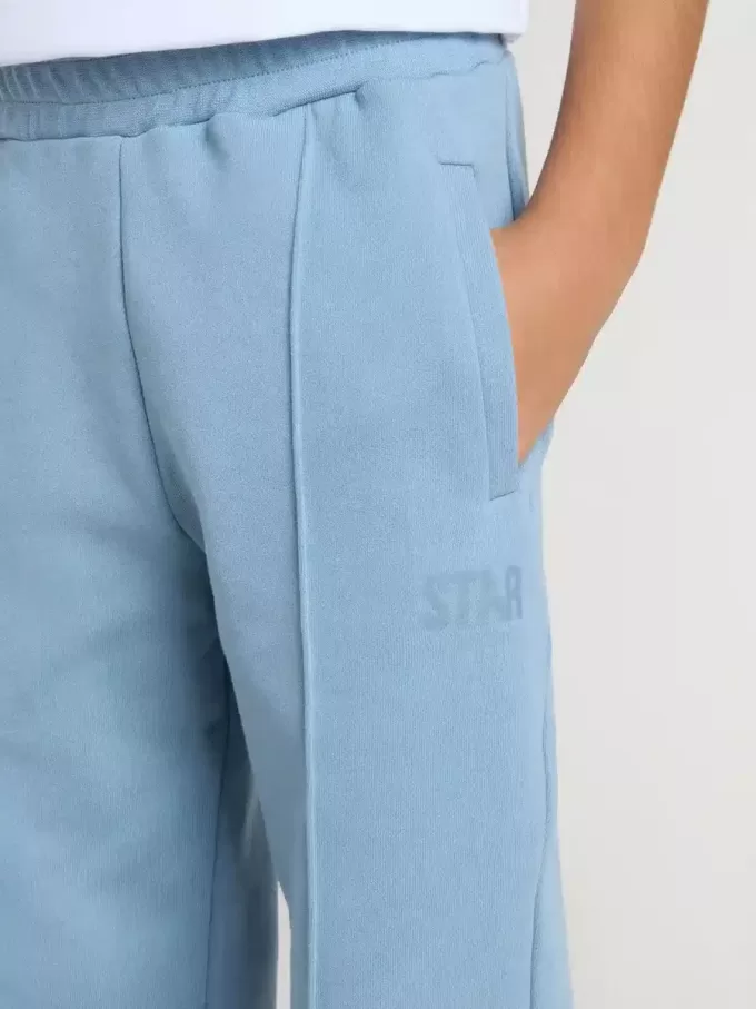 Pantalon de jogging imprimé bleu clair pour garçon