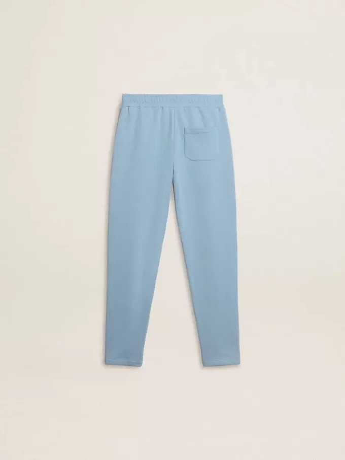 Pantalon de jogging imprimé bleu clair pour garçon