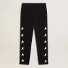 Pantalon de jogging noir pour garçon avec étoiles blanches