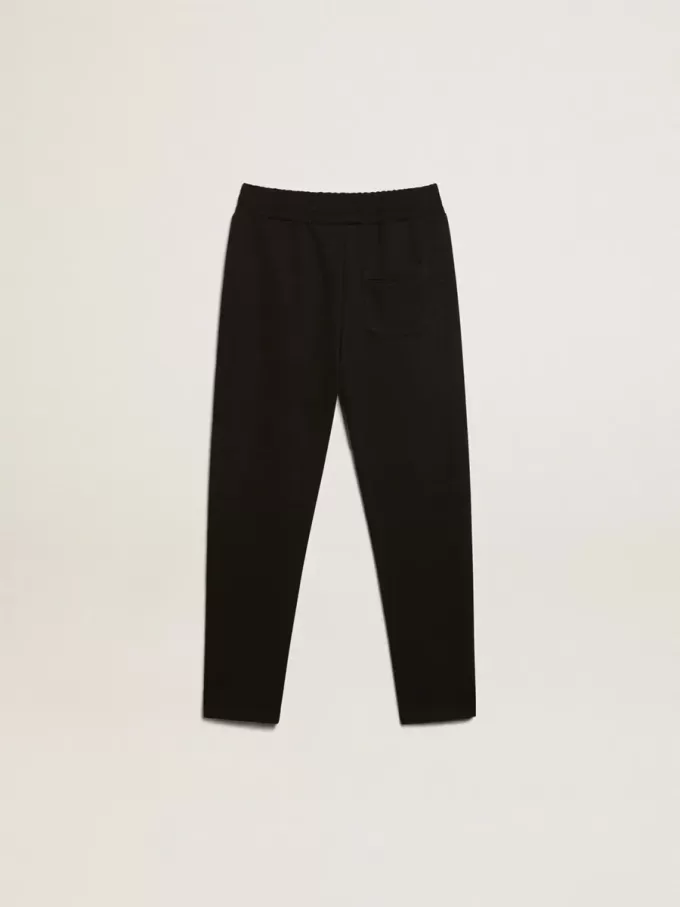Pantalon de jogging noir pour garçon avec étoiles blanches