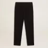 Pantalon de jogging noir pour garçon avec étoiles blanches