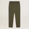 Pantalon de jogging vert militaire pour garçon avec étoiles blanches