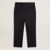 Pantalon en laine bleu foncé pour garçon