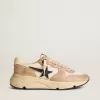 Running Sole en nylon et nubuck avec étoile en daim bleu foncé