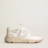 Running Sole pour femme en mesh et nappa blanc