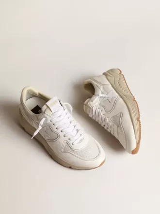 Running Sole pour homme en mesh et nappa blanc