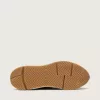 Running Sole pour homme en cuir nappa bleu foncé et nylon noir avec une étoile argentée Running Sole pour homme en cuir nappa bleu foncé et nylon noir avec une étoile argentée