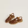 Sandales Maxime Junior en cuir marron