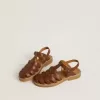 Sandales Maxime Young en cuir marron Sandales Maxime Young en cuir marron