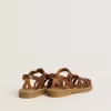 Sandales Maxime Young en cuir marron Sandales Maxime Young en cuir marron