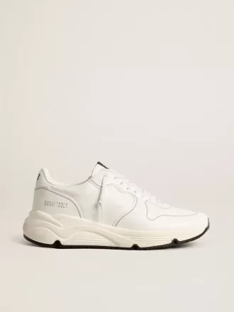 Semelle de course bio pour homme avec étoile blanche et languette au talon Semelle de course bio pour homme avec étoile blanche et languette au talon