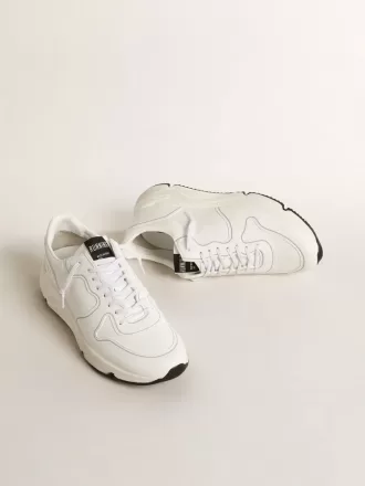 Semelle de course bio pour homme avec étoile blanche et languette au talon Semelle de course bio pour homme avec étoile blanche et languette au talon