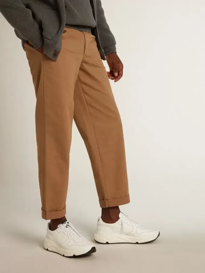 Semelle de course bio pour homme avec étoile blanche et languette au talon