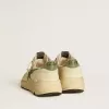 Semelle de course pour homme LTD en nylon et nappa avec étoile en nubuck et languette au talon