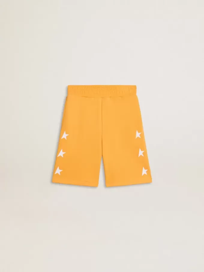Short jaune moutarde pour garçon