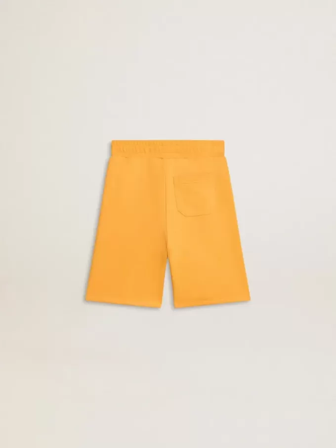 Short jaune moutarde pour garçon