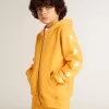 Sweat-shirt orange pour garçon avec fermeture à glissière Sweat-shirt orange pour garçon avec fermeture à glissière