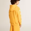 Sweat-shirt orange pour garçon avec fermeture à glissière Sweat-shirt orange pour garçon avec fermeture à glissière