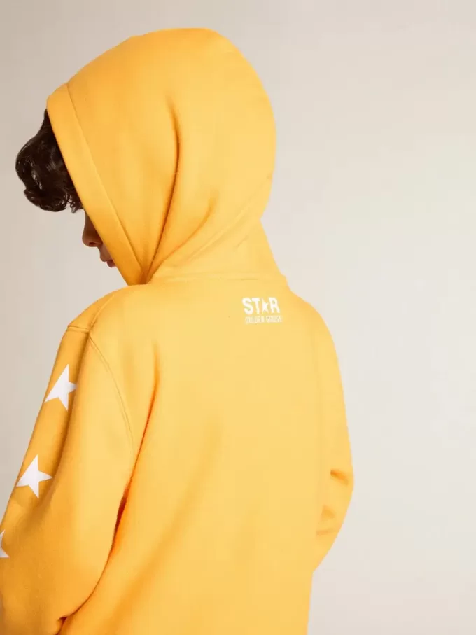 Sweat-shirt orange pour garçon avec fermeture à glissière Sweat-shirt orange pour garçon avec fermeture à glissière