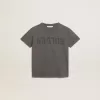 T-shirt gris pour garçon avec effet vieilli