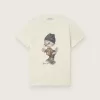 T-shirt Journey pour garçon en jersey de coton blanc avec imprimé numérique de la mascotte