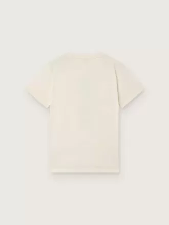 T-shirt Journey pour garçon en jersey de coton blanc avec imprimé numérique de la mascotte